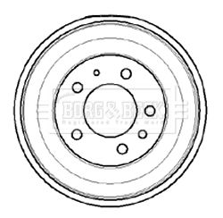 BORG & BECK Jarrurumpu BBR7036